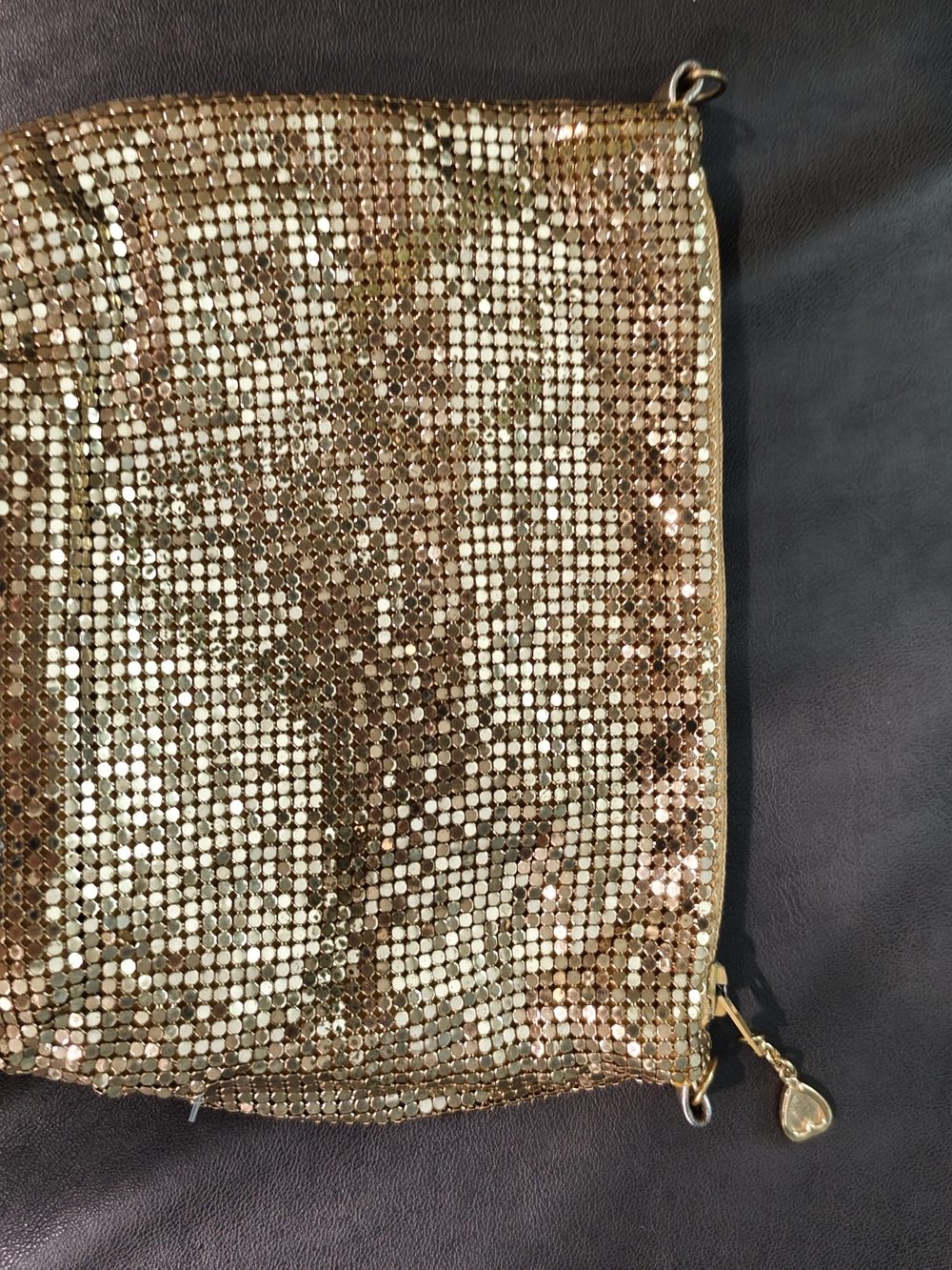 Whiting And Davis Gold Sequin Evening Clutch Bag - Women